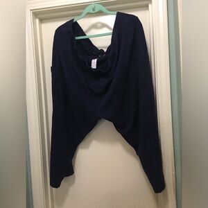 EUC Zim & Zoe Capri Leggings With Pockets Plus Size 32 - Navy Blue